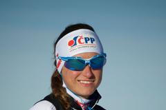 Česká běžkyně na lyžích Petra Nováková.