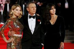 Lea Seydoux, Daniel Craig and Monica Bellucci
