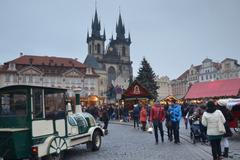 Vánoční trhy na Staroměstském náměstí v Praze 2014