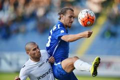 Ondřej Švejdík v zápase proti izraelské Šmoně