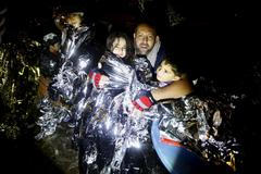 Syrští uprchlíci - řecký ostrov Lesbos