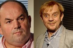 Čtvrtníček říká naštvaně Peltovi: "Je to jedna velká zlodějina a vy se nechcete dělit!"