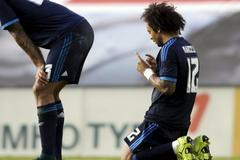 Marcelo slaví gól Realu