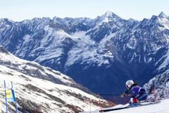 Italka Frederica Brignoneová během obřího slalomu v Söldenu