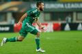 Rapid Vienna's Steffen Hofmann celebrates after scoring a goal during their Europa League group E soccer match against Viktoria Plzen in Vienna