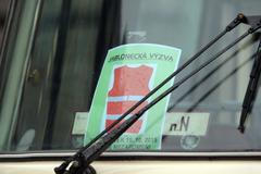 Autobusáci u ministerstva dopravy