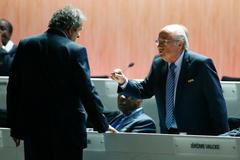 Kongres FIFA: Michel Platini a Sepp Blatter