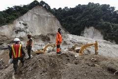 Sesuv půdy v Guatemale