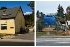 V demolici se proměnila rekonstrukce rodného domu automobilového konstruktéra Ferdinanda Porscheho v Liberci-Vratislavicích