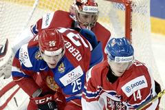 MS v hokeji juniorů, Česko - Rusko (Filip Chlapík)