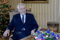 Miloš Zeman při vánočním projevu