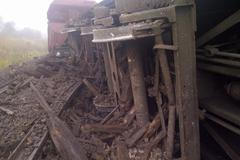 Nehoda nákladního vlaku u Převýšova