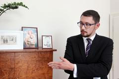 Mluvčí prezidenta Jiří Ovčáček