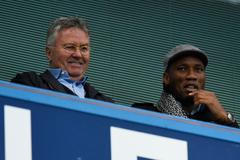 Guus Hiddink a Didier Drogba