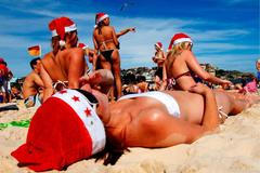 Austrálie - Vánoce na pláži