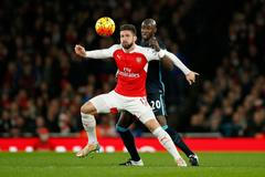 Arsenal-Manch. City: Olivier Giroud - Eliaquim Mangala