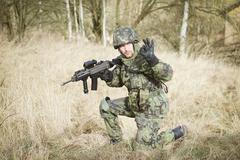 Logistici trénovali v osadě Velcí v Brdech