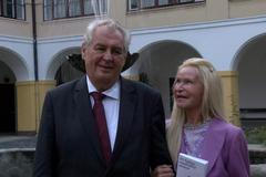 Miloš Zeman a Jitka Pelikánová