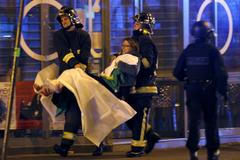 Jedna z raněných při koncertu v sále Bataclan.