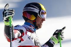 Marcel Hirscher při SP v Alta Badii 2015
