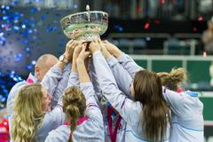 Zlatá tenisová horečka, díl čtvrtý. Tak křepčily Češky i celá aréna