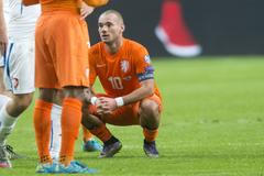 Nizozemsko-Česko: smutný Wesley Sneider