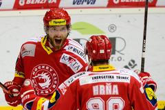 ELH, 6.finále: Litvínov-Třinec: Tomáš Plíhal a Erik Hrňa