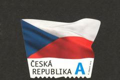 Poštovní známka státní vlajka