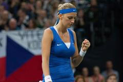 FC, finále ČR-Rusko 2015: Petra Kvitová