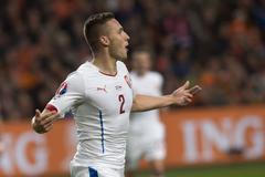 Nizozemsko-Česko: Pavel Kadeřábek slaví gól