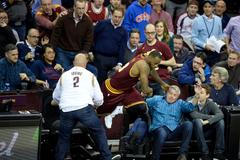 NBA: Oklahoma City Thunder at Cleveland Cavaliers: LeBron James