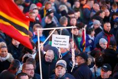 Pegida - demonstrace 12.10.