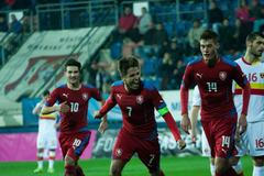 Reprezentace do 21 let v zápase proti Srbům