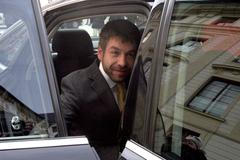 Robert Pelikán po návštěvě u prezidenta