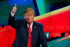 Donald Trump během republikánské předvolební debaty