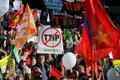 Protest proti obchodním dohodám v Berlíně