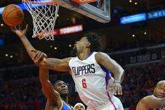 NBA: Golden State Warriors vs. Los Angeles Clippers (DeAndre Jordan)