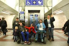 Anděl - nový bezbariérový výtah do metra - otevření