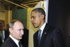 Vladimir Putin a Barack Obama