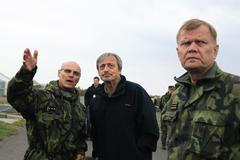 Provizorní uprchlický tábor v Libavé