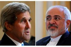 Ministři zahraničí John Kerry (USA) a Muhammad Zaríf (Írán) ve Vídni