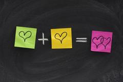 matematika, vztahy, vzorec, srdce