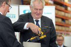 Zeman navštívil Králíky