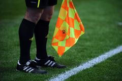 Rozhodčí, fotbal, ilustrační