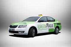Taxi Tick Tack - vůz Škoda Octavia s plynovým pohonem