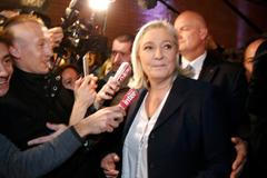 Marine Le Penová po prvním kole francouzských regionálních voleb.