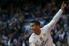 Cristiano Ronaldo se raduje z gólu Realu Madrid