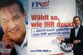Šéf rakouské krajně pravicové FPÖ Strache po volebním úspěchu v Horních Rakousech.