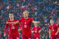 Česko-Srbsko: Ondřej Zahustel (20) a Ladislav Krejčí (19) slaví gól