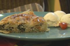 Připravte si a ochutnejte bosenskou pitu se sýrem a špenátem